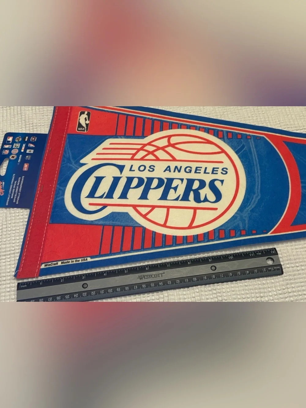 Los Angeles Clippers Full Size WinCraft NBA Pennant NWT